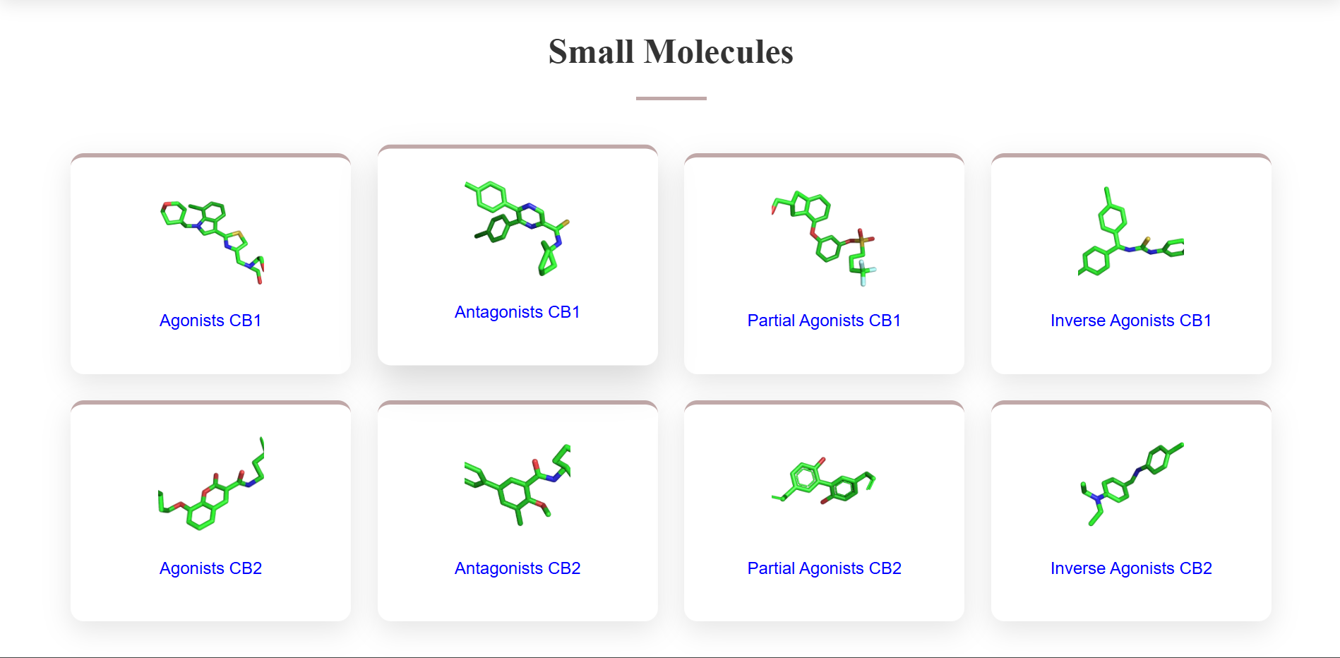 Small Molecules Section